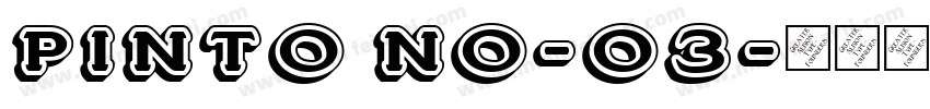 pinto no-03字体转换